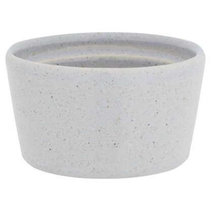 Ceramic Ramekin Souffle Dish for Baking, Dessert Snacks, Dipping Bowls - 9cm (Grey)