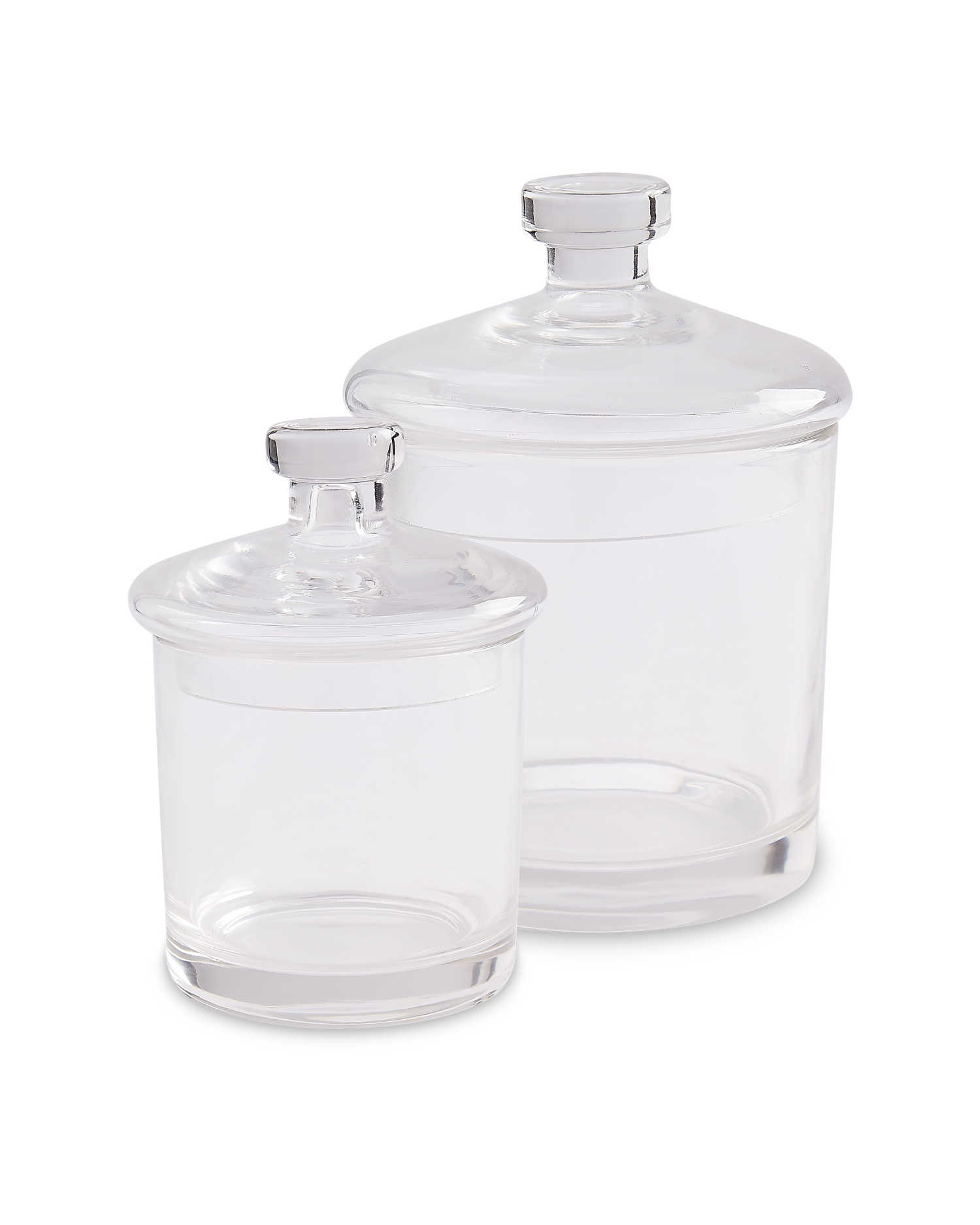 Kirkton House Glass Storage Jars 2 pack Nortram Retail